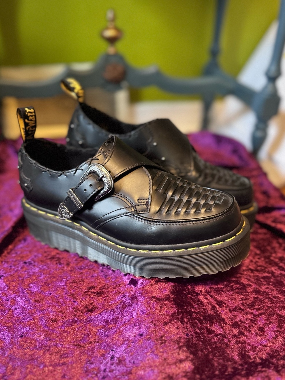 Dr Martens Americana Collection Ramsey quad creepers